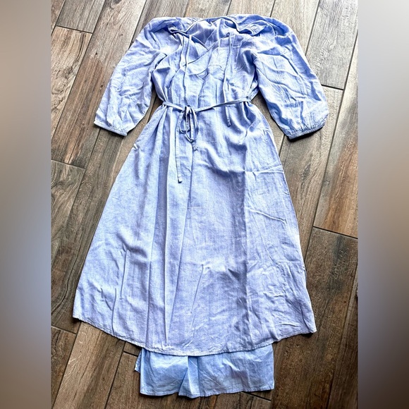 Old Navy Modest Sweet Light Blue Dress Sz S - Picture 1 of 10